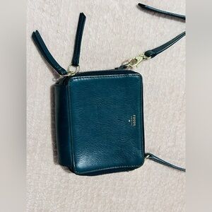 Fossil Dark Teal Crossbody Bag